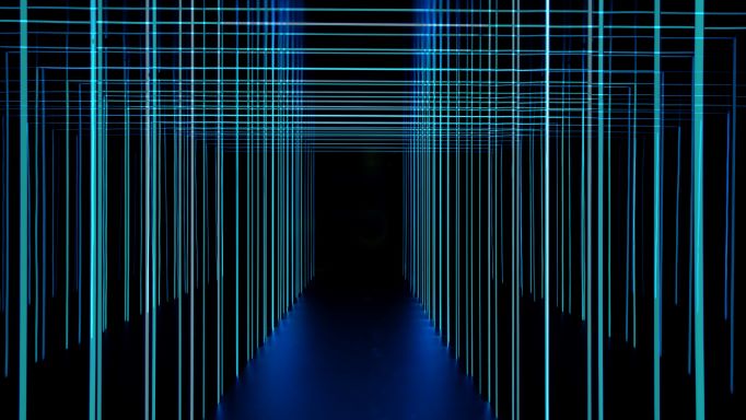 Toca Social London interactive LED tunnel with dynamic architectural lighting design